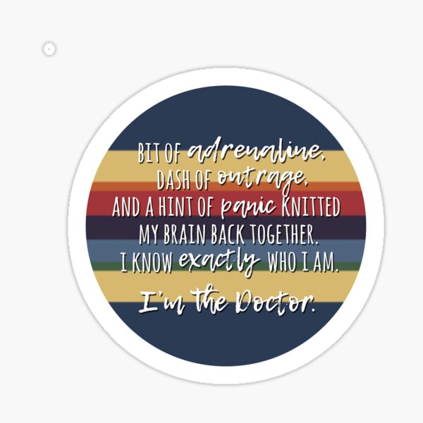 I'm the Doctor. Sticker