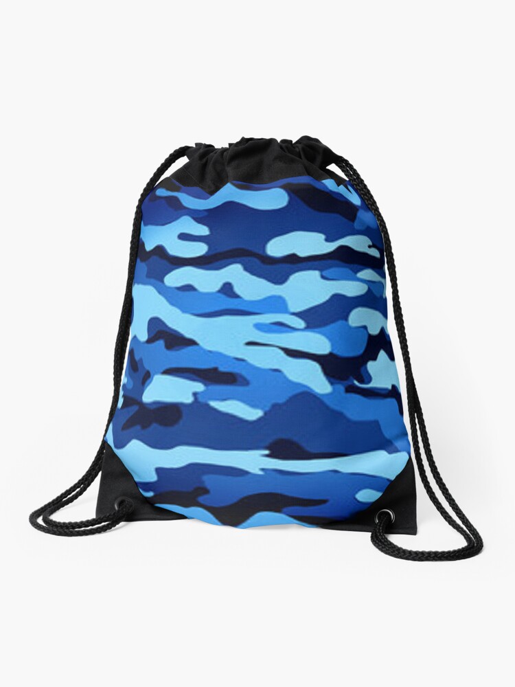 camo drawstring bag