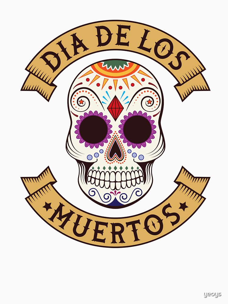 Dios De Los Muertos Skull Head - Day Of The Dead Gift von yeoys