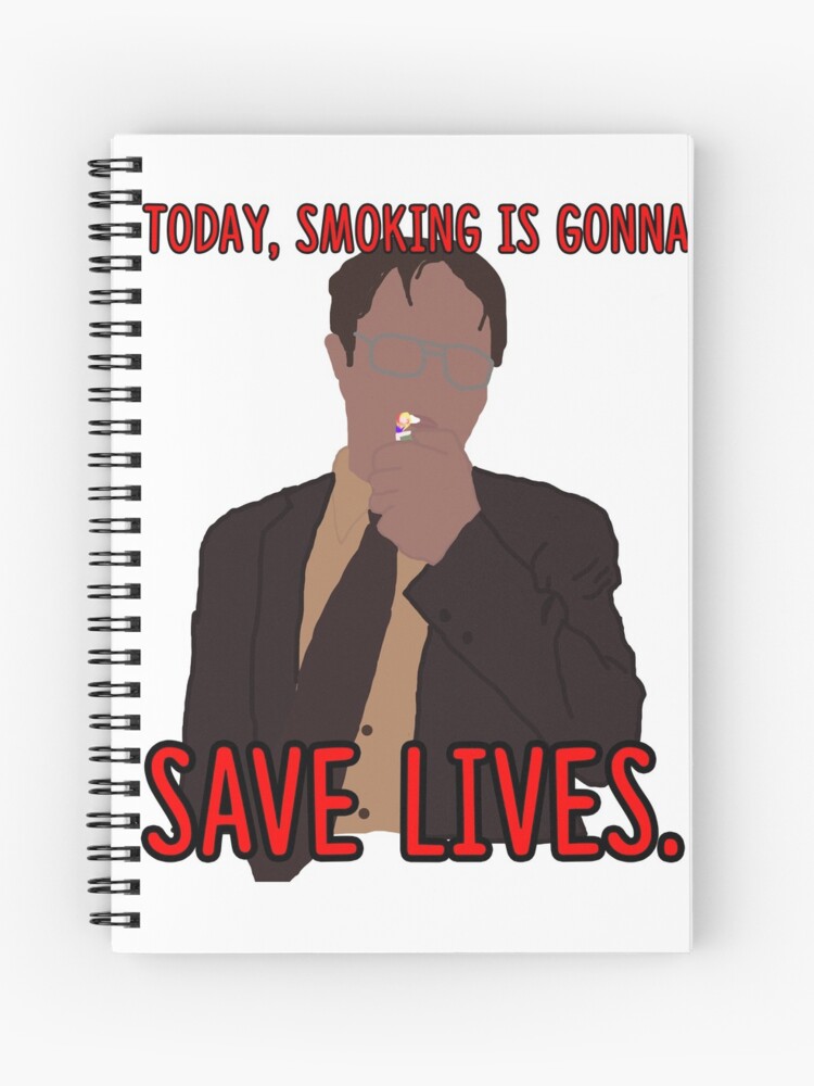 Cuaderno de espiral «Simulacro de incendio dwight» de steponme246 |  Redbubble