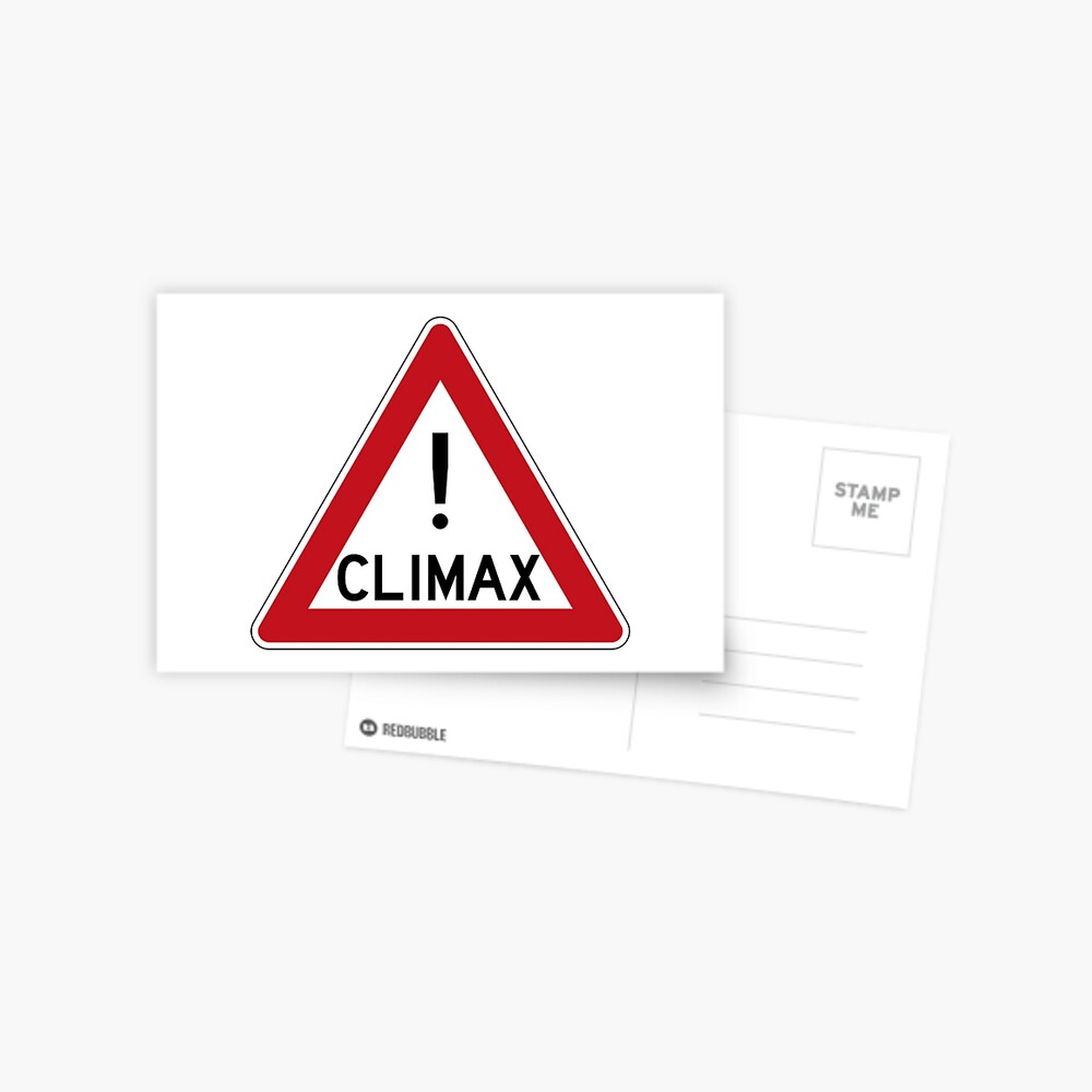 Narrative Structure Road Signs Falling Action | Greeting Card