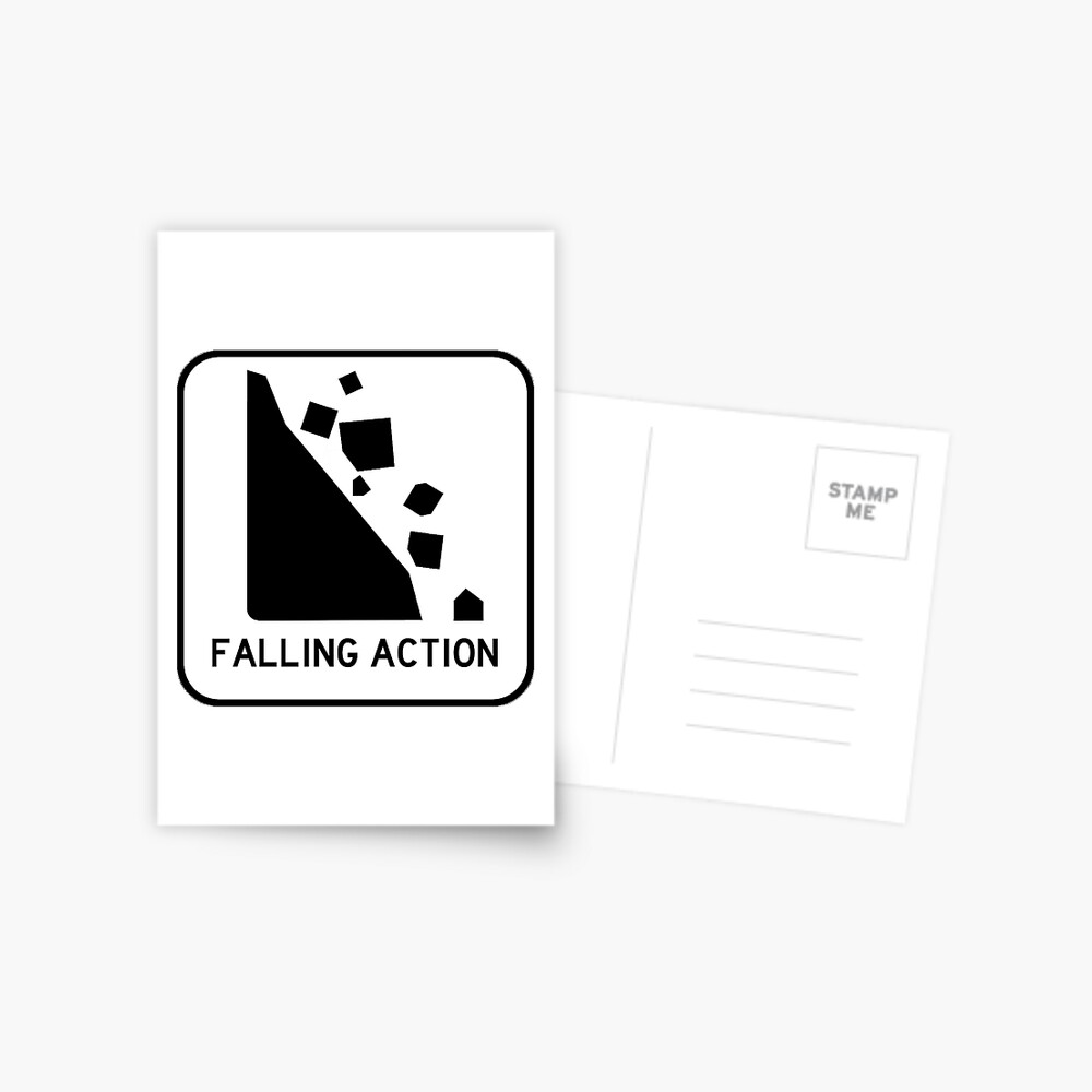 Narrative Structure Road Signs Falling Action | Greeting Card