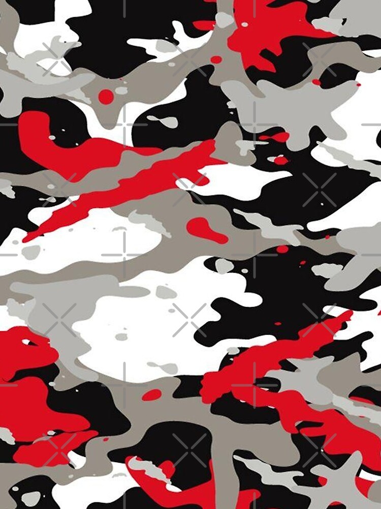 Red and Grey Camouflage by Ange26