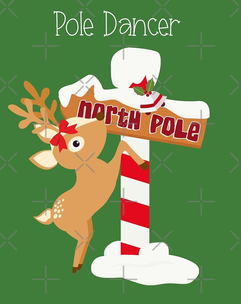 pole dancer christmas shirt