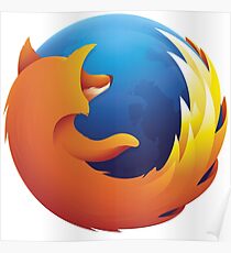 Firefox Logo Poster