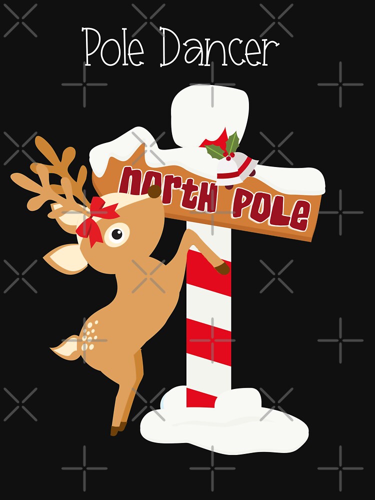 pole dancer christmas shirt