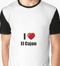 El Cajon I Love City Lover Pride Funny Gift Idea Graphic T-Shirt