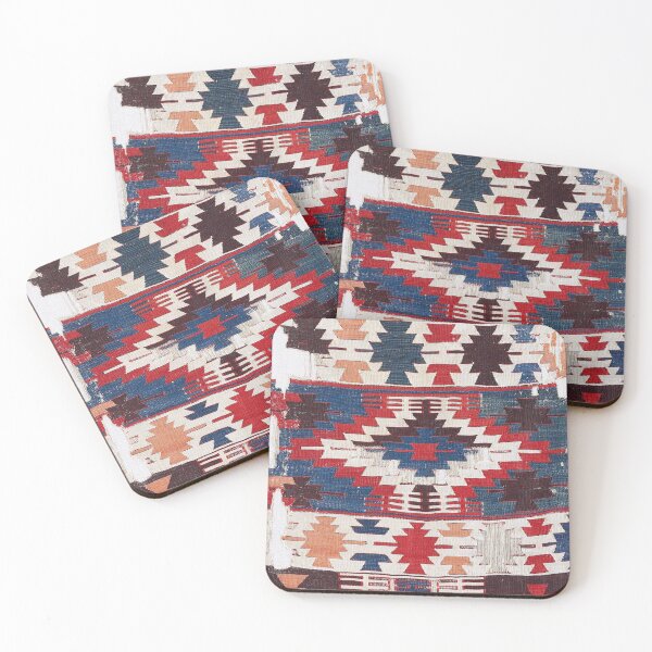 Item preview, Karapinar Antique Tribal Kilim Fragment  designed and sold by Vicky Brago-Mitchell®.