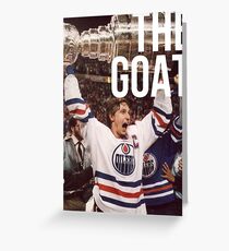 wayne gretzky goat Greeting Card