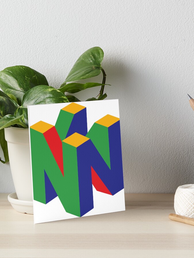 N64 Logo Art Board Print