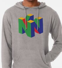 Sudadera con capucha ligera Logo N64