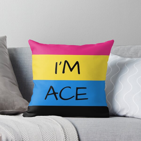 Aperçu de l'œuvre DRAPEAU ASEXUEL DEMI PANROMANTIQUE JE SUIS ACE ASEXUEL T-SHIRT créée et vendue par asexualise.