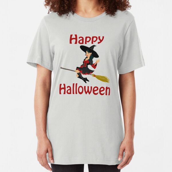 Happy Halloween Slim Fit T-Shirt