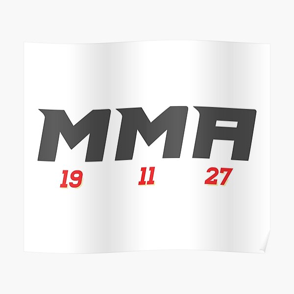 Calgary Flames MMA Line Poster