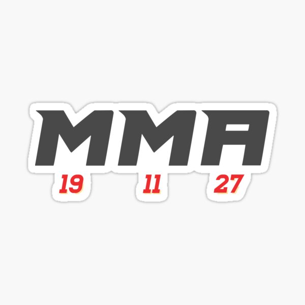 Calgary Flames MMA Line Sticker