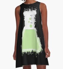 Flask beaker glowing Art A-Line Dress