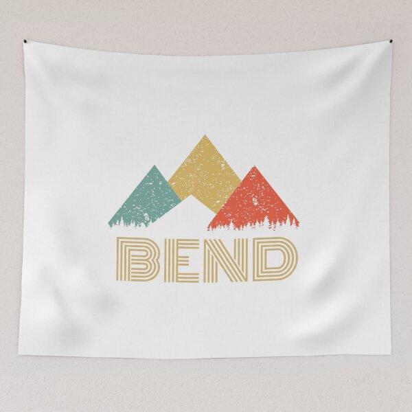 Aperçu de l'œuvre Maillot de montagne Retro City of Bend créée et vendue par Theodore Cory.