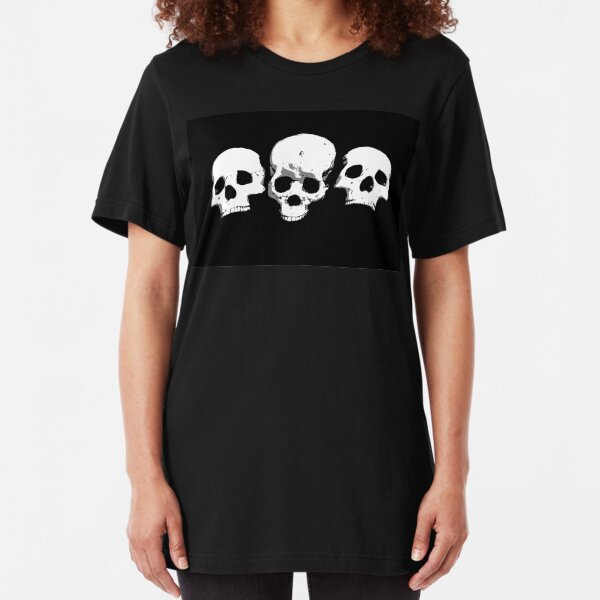 3 Skull Slim Fit T-Shirt