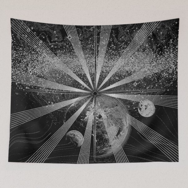 Item preview, Reflecting Earth Black & White designed and sold by Austin Scott.