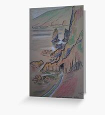 'Port Du Moulin, Isle of Sark' Greeting Card