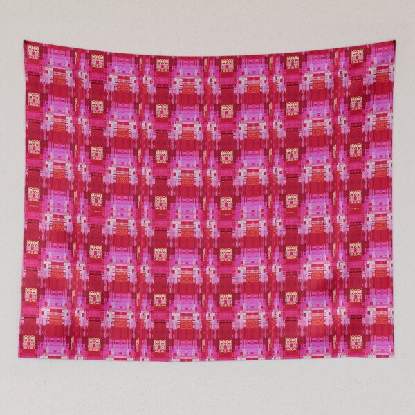 Item preview, Red and pink abstract squares designed and sold by Roma Czulowska.