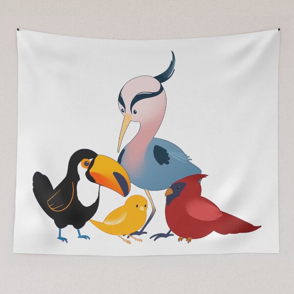 Aperçu de l'œuvre Petits oiseaux créée et vendue par lledra.