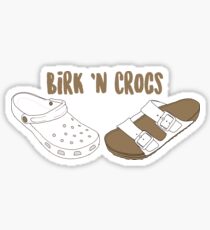 Birk 'n Crocs Sticker