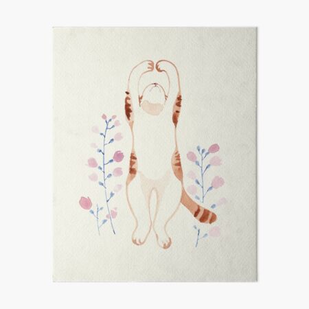 Morning Exercise Art Board Print
