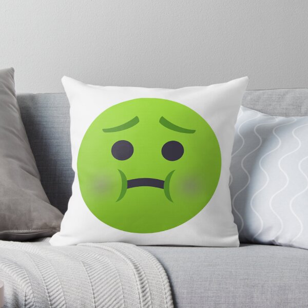 Emoji throw shop pillows