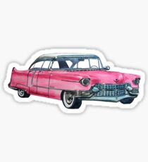 Pink Cadillac Sticker