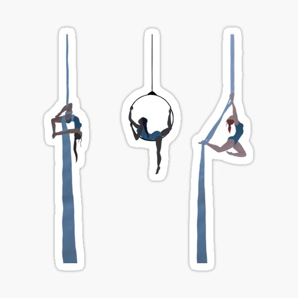 aerial dancing Sticker