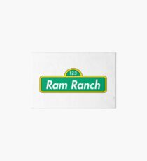 Ram Ranch Sesamstraße Galeriedruck
