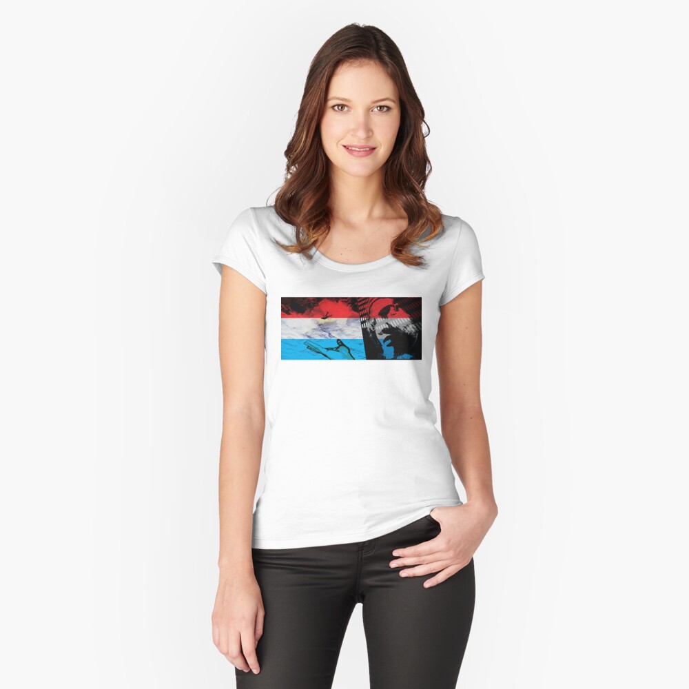 Item preview, Fitted Scoop T-Shirt designed and sold by STROHINE.