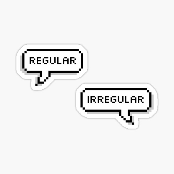 Regular Irregular Nct Sticker For Sale By Emanie Redbubble