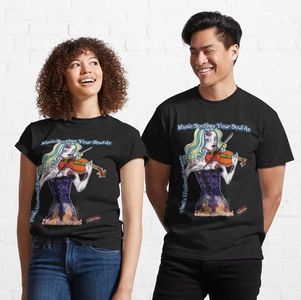 Undead Angels: Zombie Violinist Classic T-Shirt