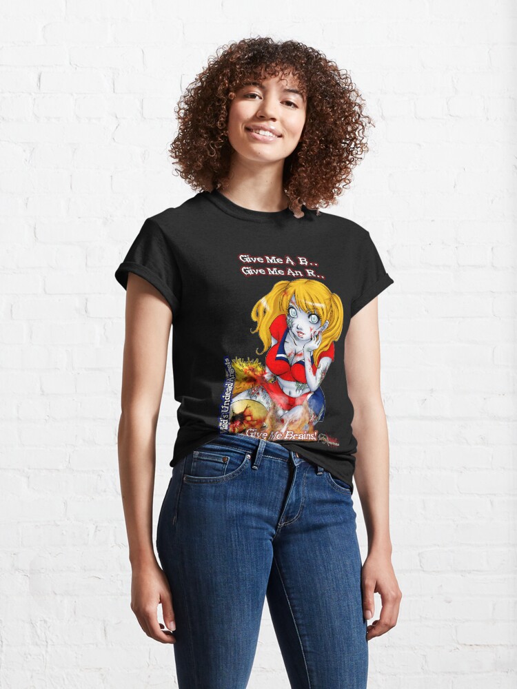 Alternate view of Undead Angels: Zombie Cheerleader Classic T-Shirt