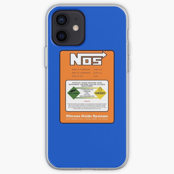 NOS Nitrous Bottle Label iPhone Soft Case