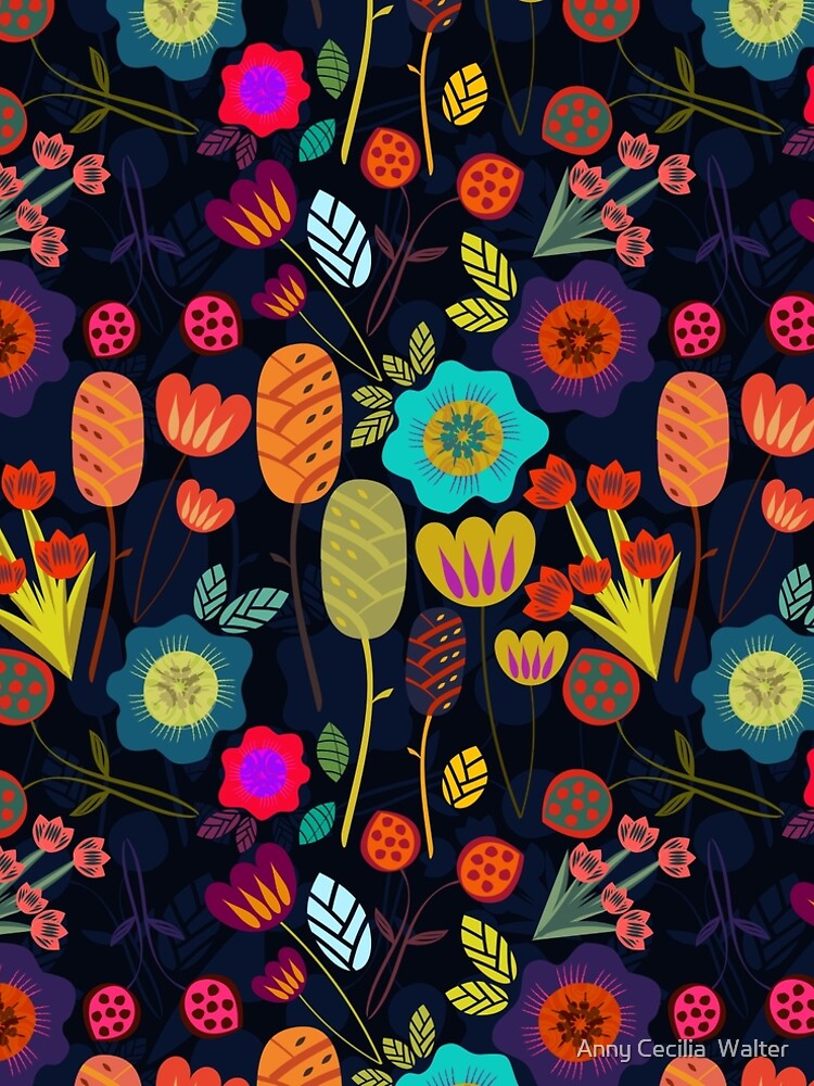 Magical night garden by AnnyCeciliaWalt