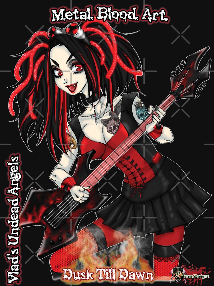 Undead Angels: Vampire Guitarist by EnforcerDesigns