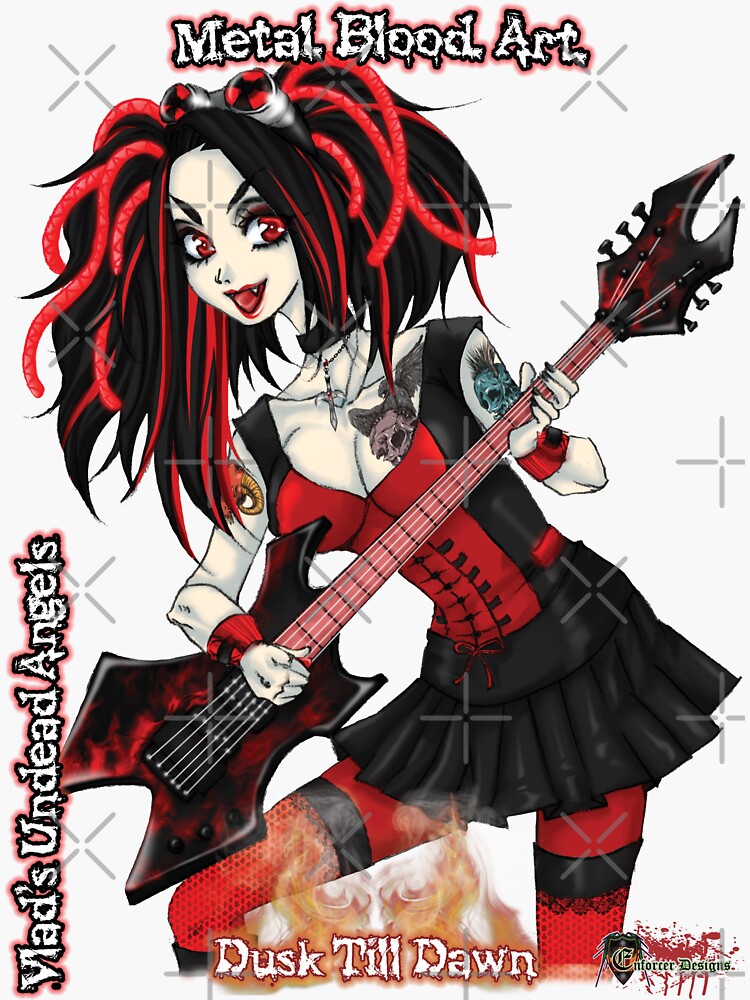 Undead Angels: Vampire Guitarist by EnforcerDesigns