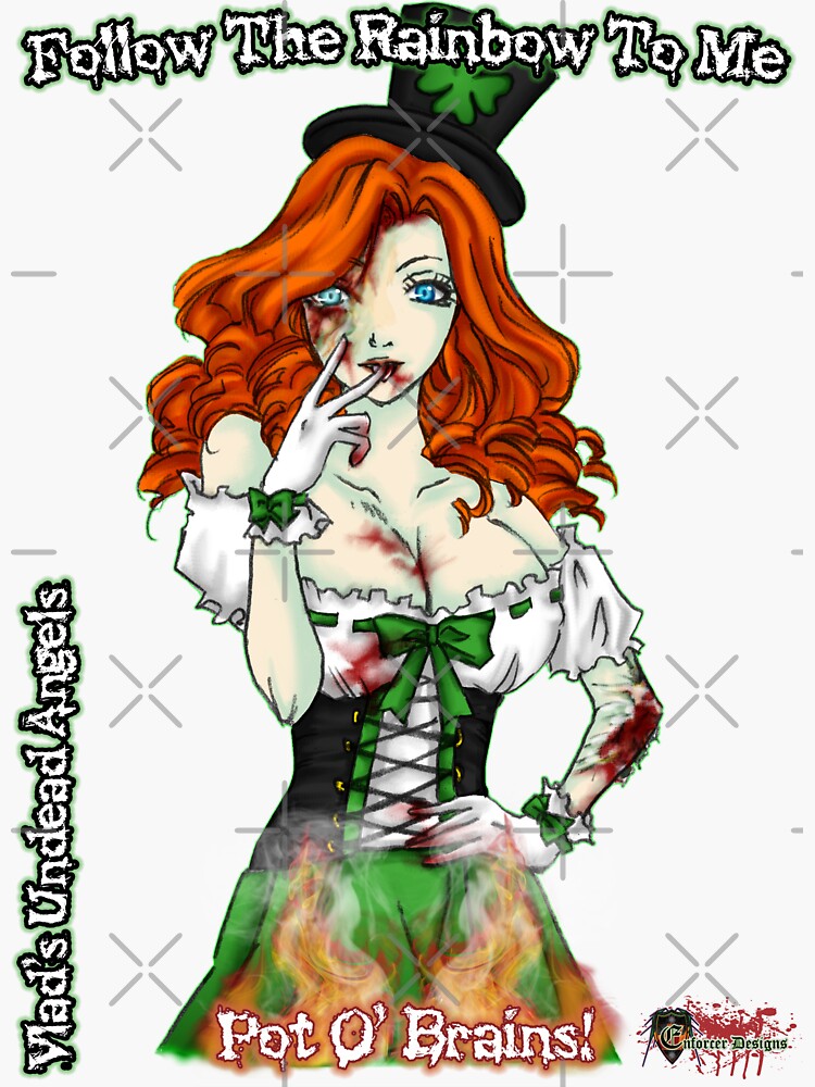 Undead Angels: Zombie St. Patricks Day by EnforcerDesigns