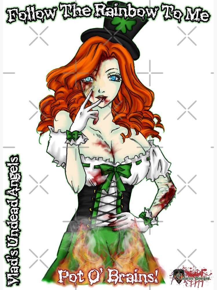 Undead Angels: Zombie St. Patricks Day by EnforcerDesigns