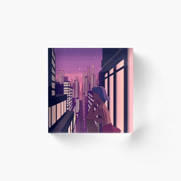 Yesterday Acrylic Block