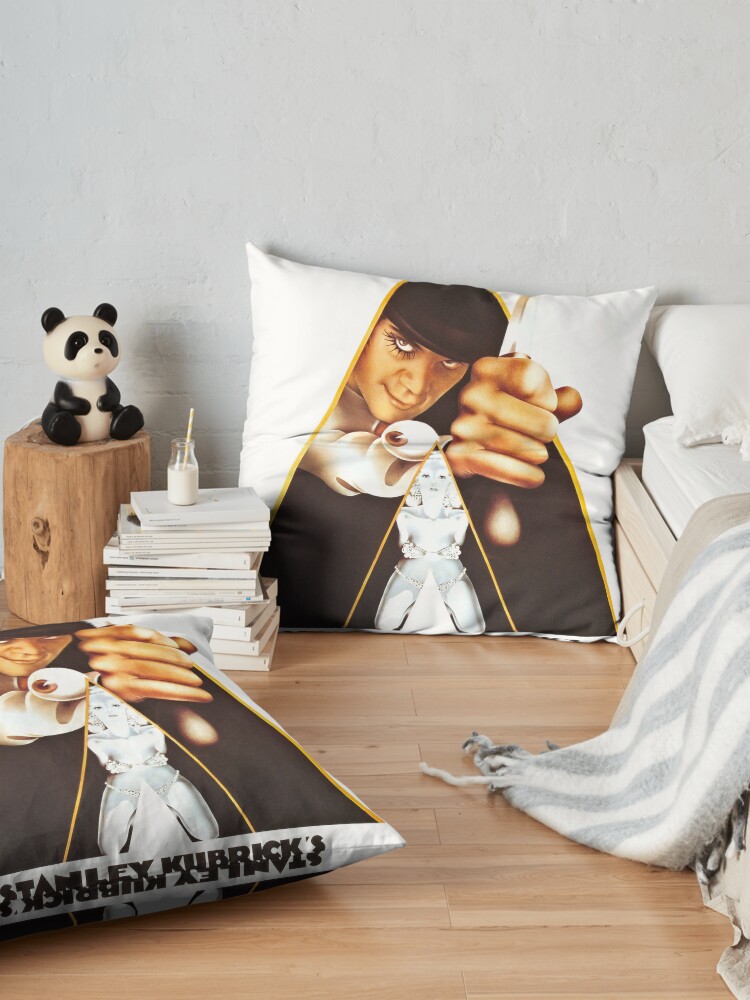 Alternate view of Vintage 1971 A Clockwork Orange, Posters, Movie, Retro Floor Pillow
