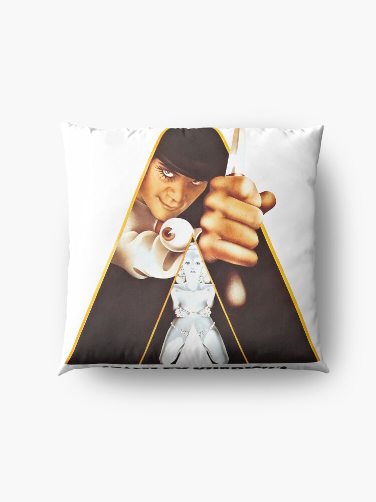 Alternate view of Vintage 1971 A Clockwork Orange, Posters, Movie, Retro Floor Pillow