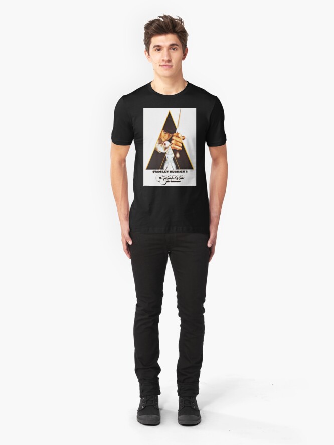 Alternate view of Vintage 1971 A Clockwork Orange, Posters, Movie, Retro Slim Fit T-Shirt