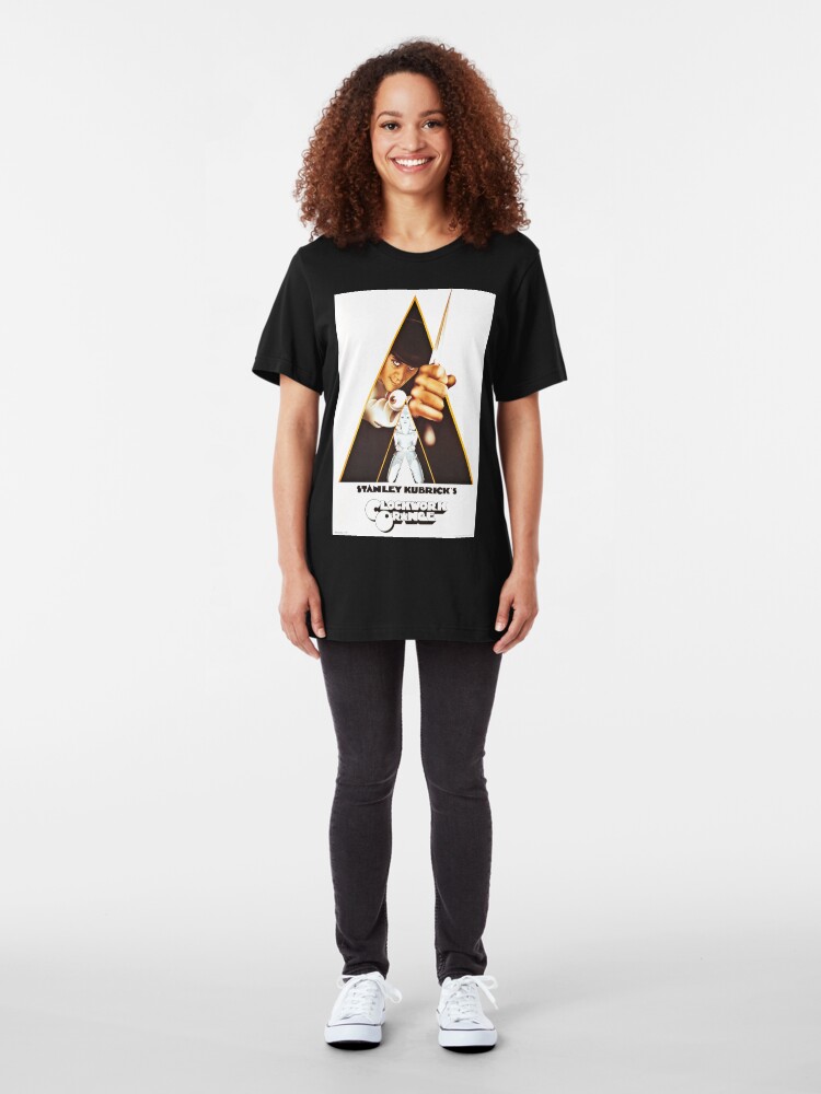 Alternate view of Vintage 1971 A Clockwork Orange, Posters, Movie, Retro Slim Fit T-Shirt