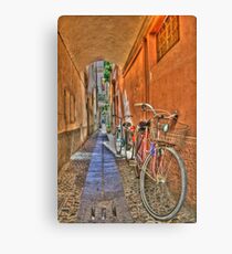 Cycling Canvas Print