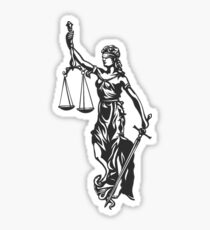 Lady Justice Sticker