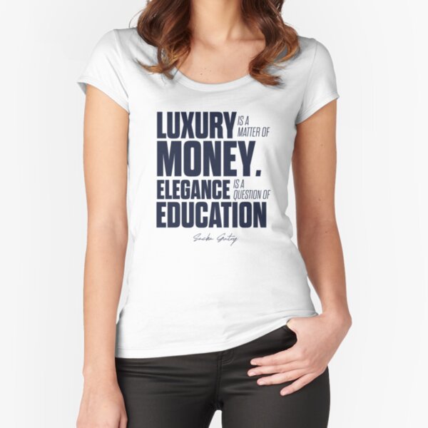 Sacha Guitry, inspirational quote, classy gentleman luxury & money,  elegance & education, politeness Tote Bag by Stefanoreves